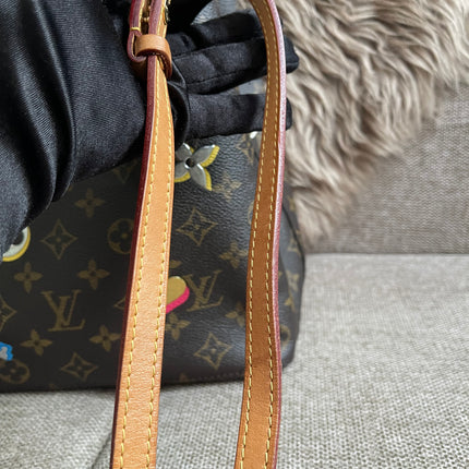 Preloved Authentic Louis Vuitton NéoNoé BB — Monogram Love Lock (Limited Edition)