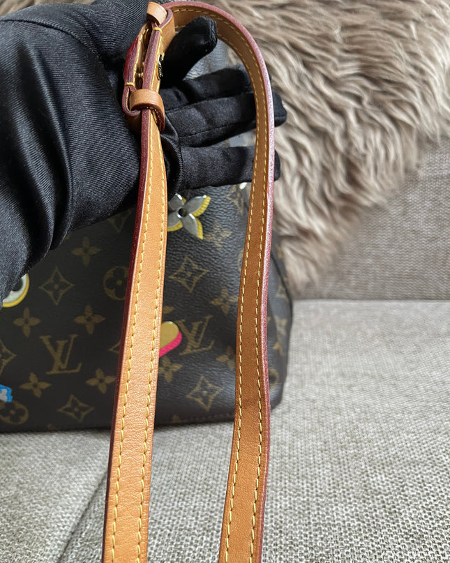 Preloved Authentic Louis Vuitton NéoNoé BB — Monogram Love Lock (Limited Edition)