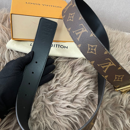 Brandnew LV Initials 40MM Reversible Belt SZ 95/38