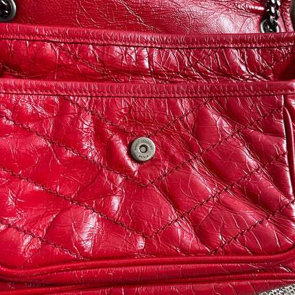 Preloved Authentic Saint Laurent Niki Baby Shoulder Bag — Red