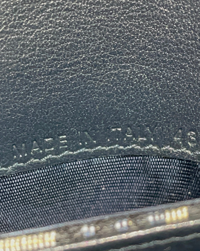 Preloved Authentic Dior Saddle Compact Wallet – Blue Oblique Jacquard