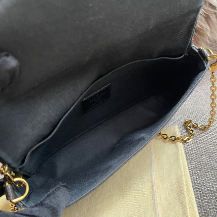 Preloved Authentic LV Félicie Pochette – Limited Edition Floral Jacquard Canvas