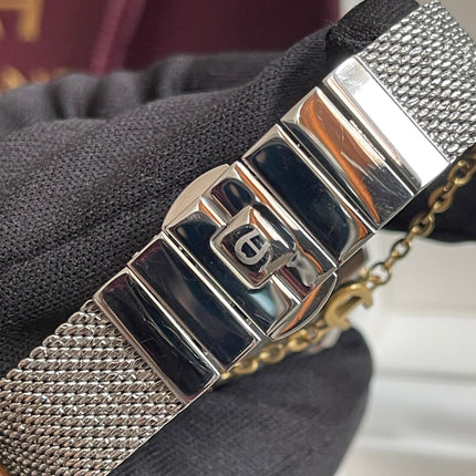 Preloved Authentic Aigner Pavia Ladies Watch - Two-Tone Stainless Steel, Mesh Bracelet