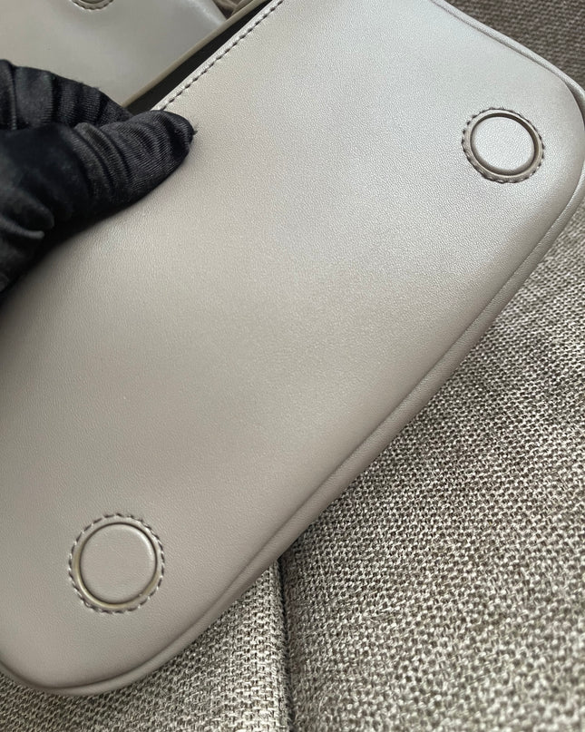 Preloved Authentic Furla Artemis S Shoulder Bag in Stucco Gray