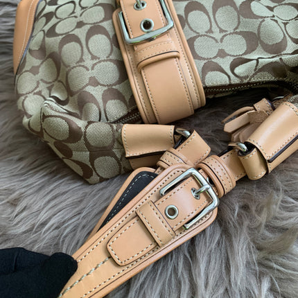 COACH◆Handbag/leather/allover pattern/6824