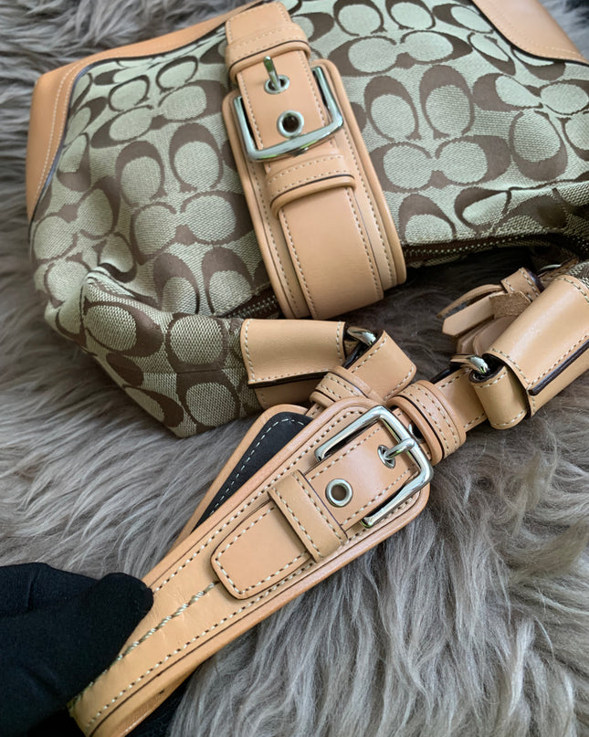 COACH◆Handbag/leather/allover pattern/6824
