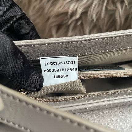 Preloved Authentic Furla Artemis S Shoulder Bag in Stucco Gray