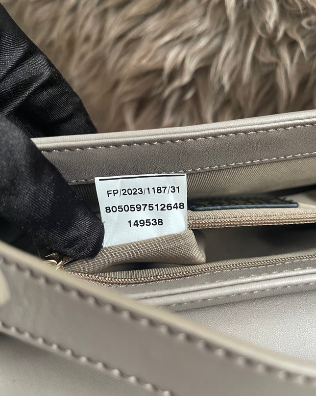 Preloved Authentic Furla Artemis S Shoulder Bag in Stucco Gray