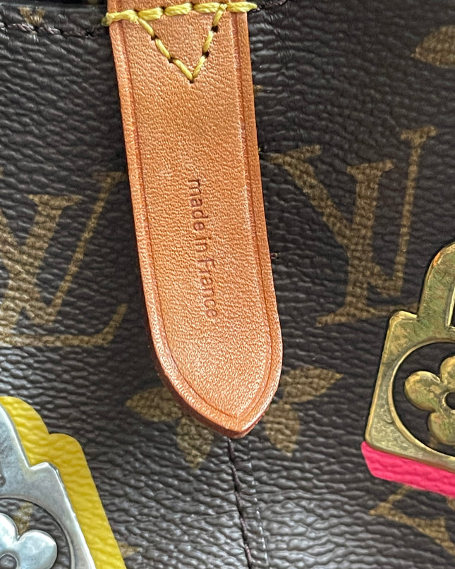 Preloved Authentic Louis Vuitton NéoNoé BB — Monogram Love Lock (Limited Edition)