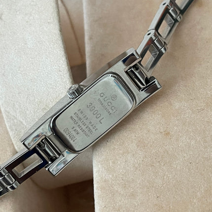 Preloved Authentic RANK AB Gucci Silver Stainless Steel 3900L watch 12 mm
