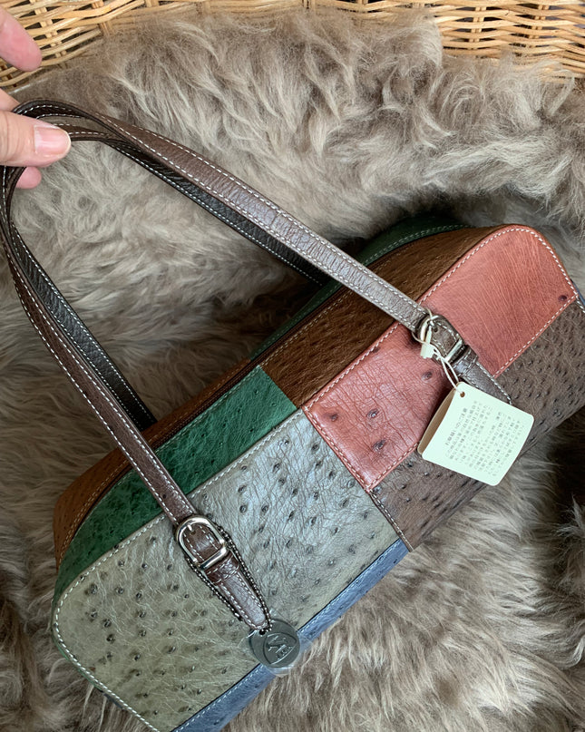 Unused JRA Ostrich Bag