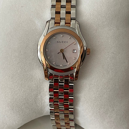 Preloved Authentic Gucci Stainless Steel/Model 5500L