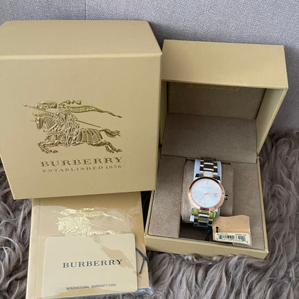 Preloved Authentic Rank N Burberry The City BU9105 Swiss Quartz Watch (34 mm)