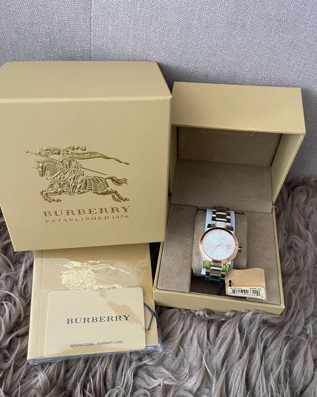 Preloved Authentic Rank N Burberry The City BU9105 Swiss Quartz Watch (34 mm)