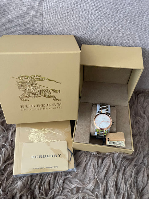 Preloved Authentic Rank N Burberry The City BU9105 Swiss Quartz Watch (34 mm)