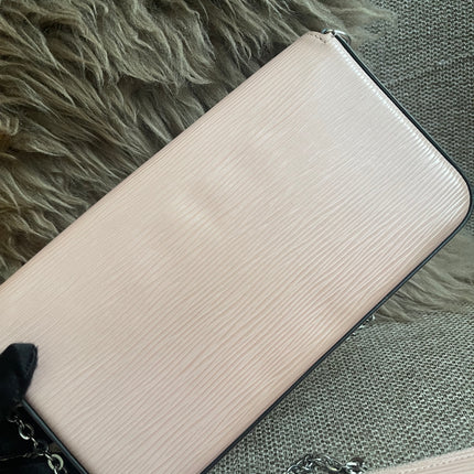 Preloved Authentic Louis Vuitton Felicie Pochette Epi Leather Rose Ballerine