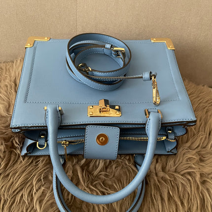 Preloved Authentic Michael Kors Kinsley Accordion Satchel
