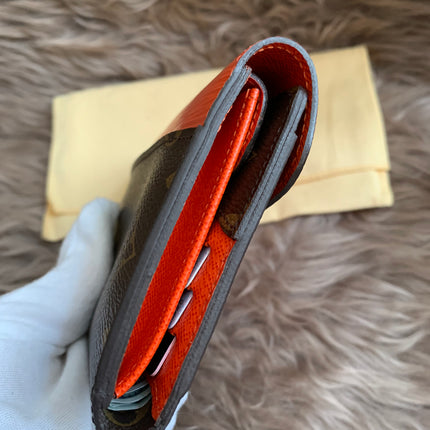 Louis Vuitton Monogram Orange Marie-Lou Wallet