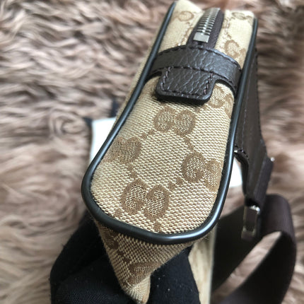 Preloved Gucci Waist Belt Bag GG Canvas