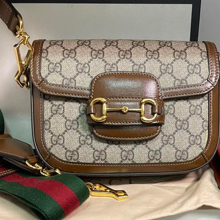 Preloved Authentic Gucci Horsebit 1955 Mini Bag – GG Supreme Canvas