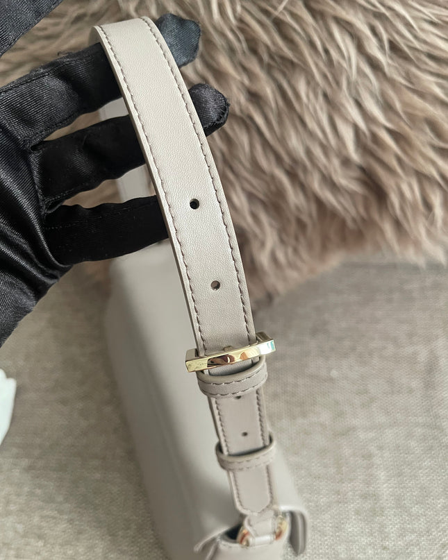 Preloved Authentic Furla Artemis S Shoulder Bag in Stucco Gray