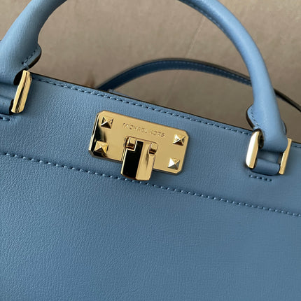 Preloved Authentic Michael Kors Kinsley Accordion Satchel