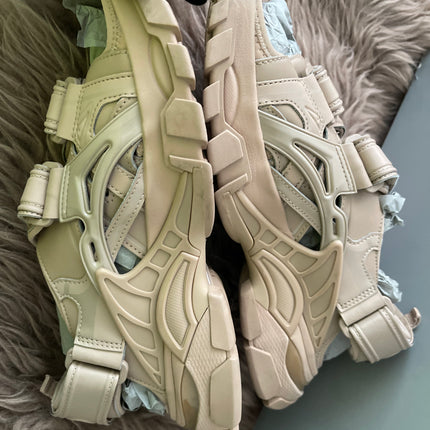 Preloved Authentic Balenciaga Track sandals in beige