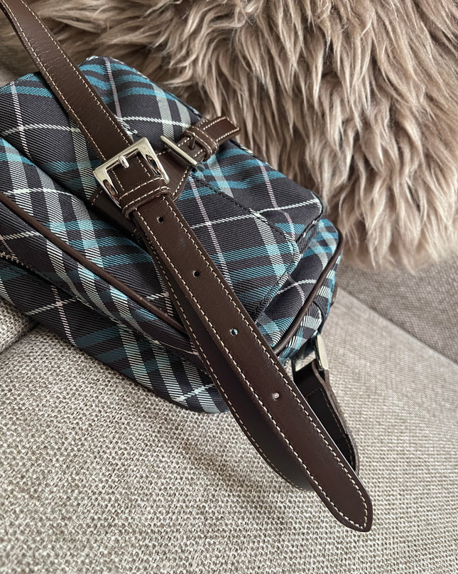 Preloved Authentic Burberry Nova Check Tartan Crossbody Camera Bag