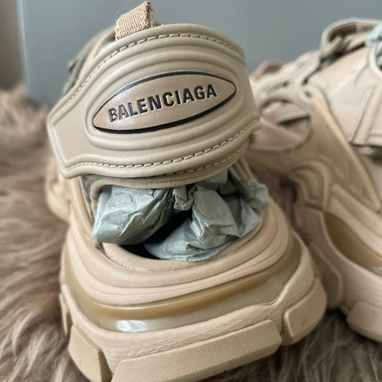 Preloved Authentic Balenciaga Track sandals in beige