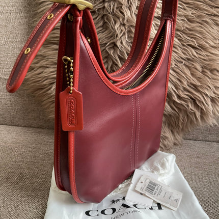 Preloved Authentic Coach Ergo Shoulder Bag in Deep Red