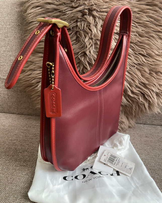 Preloved Authentic Coach Ergo Shoulder Bag in Deep Red