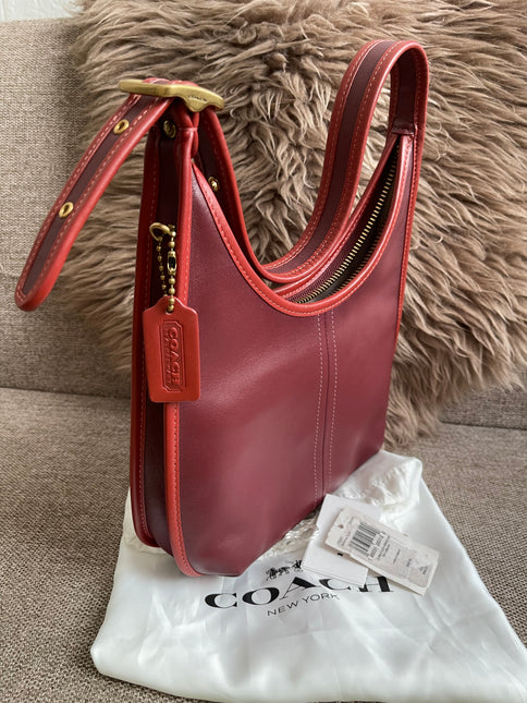 Preloved Authentic Coach Ergo Shoulder Bag in Deep Red
