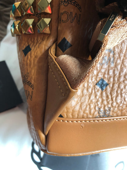 Preloved  MCM Stark Side Studs Backpack