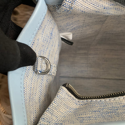 MARC JACOBS 
Canvas Small Summer Tote Bag Blue