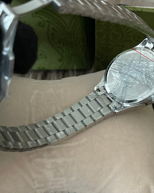 Preloved Authentic unused Gucci G-Timeless bee 32mm stainless steel watch
