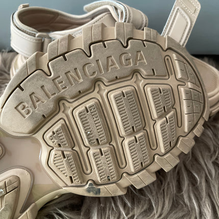 Preloved Authentic Balenciaga Track sandals in beige