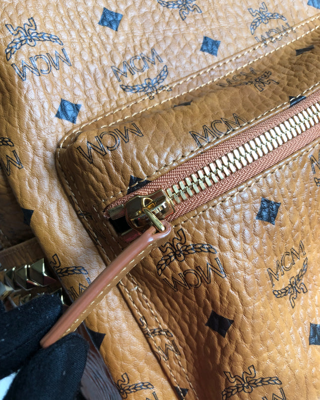 Preloved  MCM Stark Side Studs Backpack
