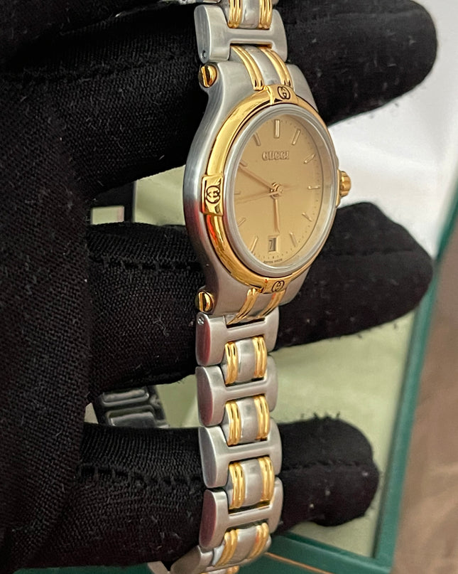 Preloved Authentic Gucci (Vintage) Gold Dial Tone Watch