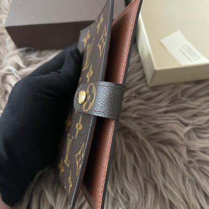 Preloved Authentic Louis Vuitton Agenda PM notebook cover monogram