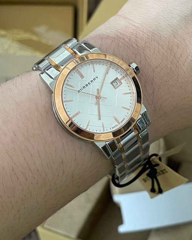 Preloved Authentic Rank N Burberry The City BU9105 Swiss Quartz Watch (34 mm)
