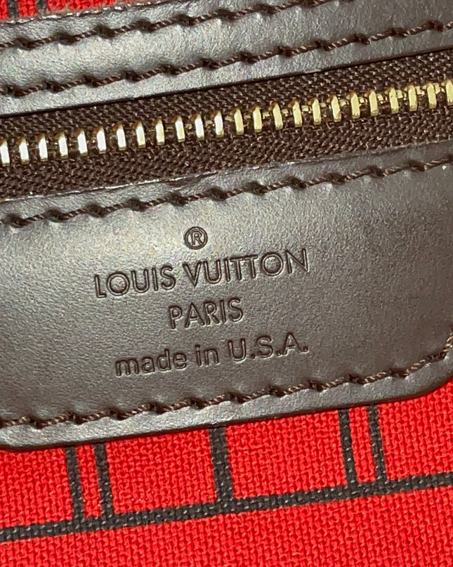Preloved Authentic Louis Vuitton Neverfull PM — Damier Ebène Canvas