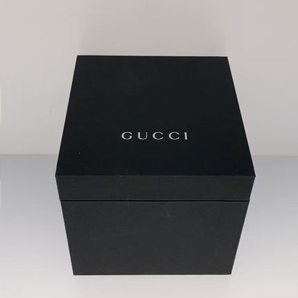 Preloved Authentic GUCCI SYNC/Sherry Line/Wristwatch/Analog/Rubber/BLK/137.3