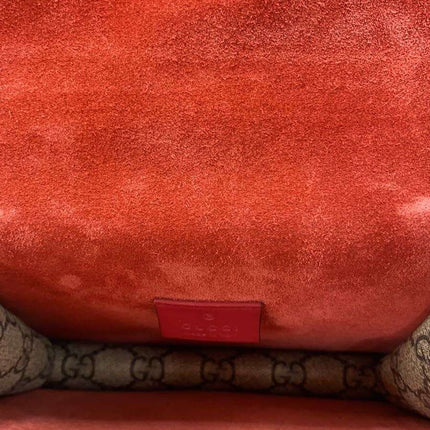 Preloved Authentic Gucci Red/Beige GG Supreme Mini Dionysus