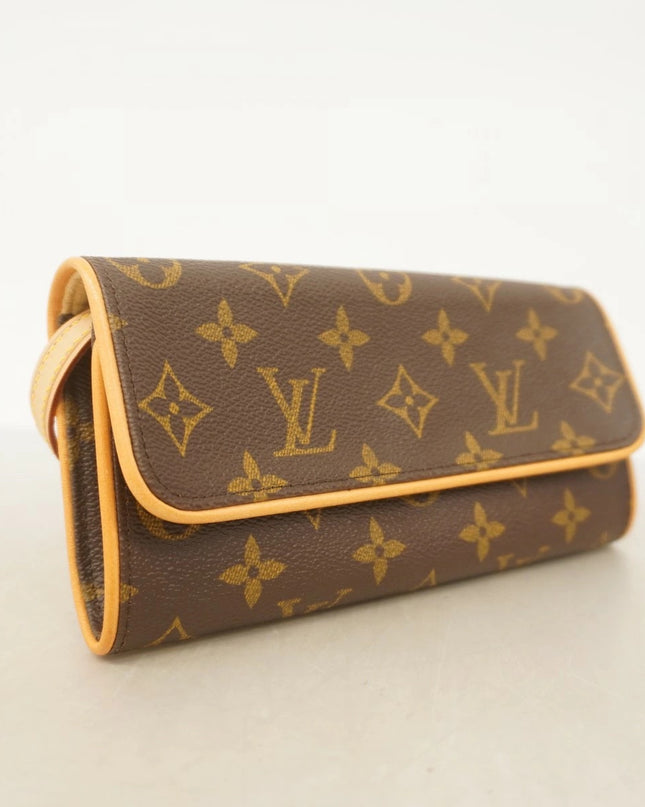 Preloved Authentic Louis Vuitton Shoulder Bag Monogram Pochette Twin PM M51854