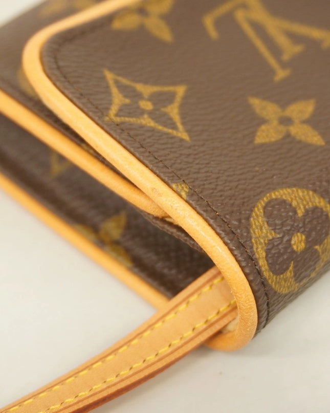 Preloved Authentic Louis Vuitton Shoulder Bag Monogram Pochette Twin PM M51854