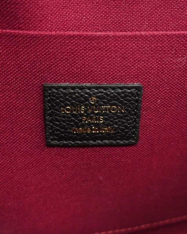 Preloved Authentic Rank A- Louis Vuitton Monogram Empreinte Bicolor Pochette Felicie