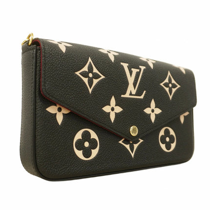 Preloved Authentic Rank A- Louis Vuitton Monogram Empreinte Bicolor Pochette Felicie