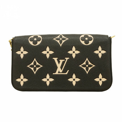 Preloved Authentic Rank A- Louis Vuitton Monogram Empreinte Bicolor Pochette Felicie