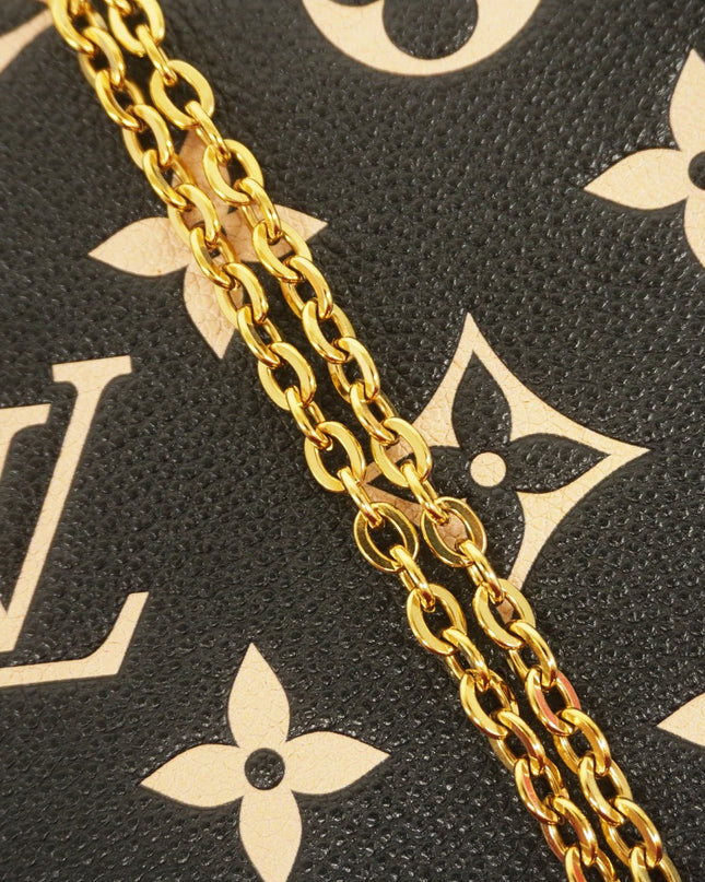 Preloved Authentic Rank A- Louis Vuitton Monogram Empreinte Bicolor Pochette Felicie