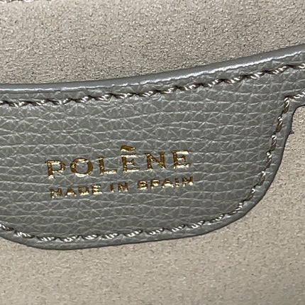 Preloved Authentic Polène Numéro Un Nano – Sage Green Textured Leather